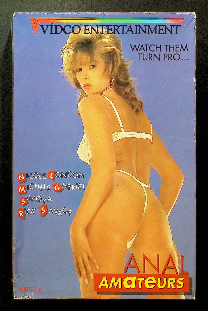 Anal Amateurs Vidco Entertainment VHS Nicole London Michele Gabriel 120324DMVHS