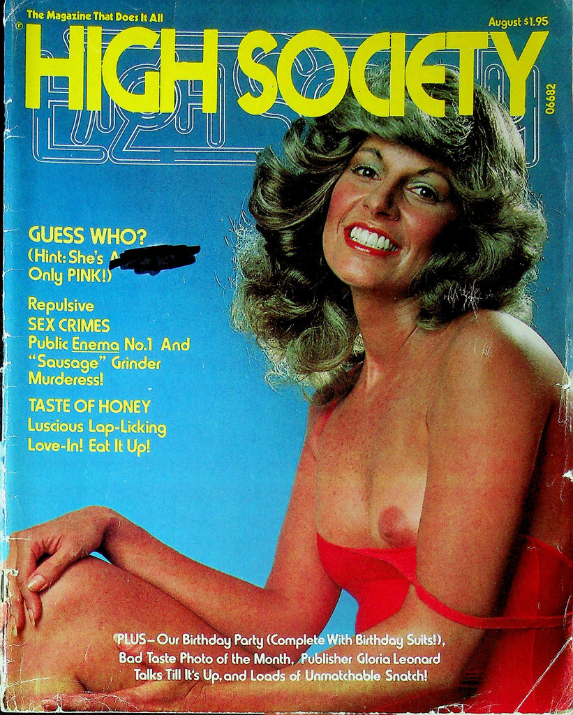 High Society Magazine Ft. Jessica & Britta Barrymore August 1977 042825RP