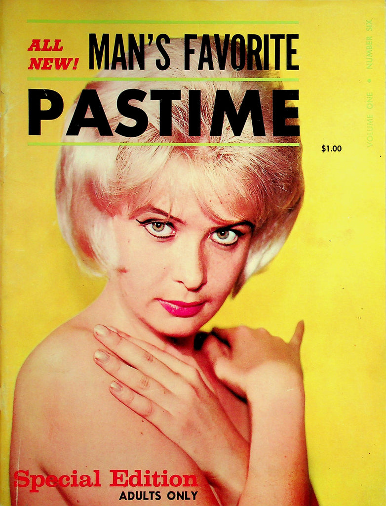 Man's Favorite Pastime Magazine  Special Edition  vol.1 #6 1961    032626lmp