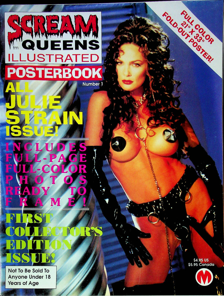 Scream Queens Illustrated Magazine Presents Strippers & Showgirls Posterbook #1 Julie Strain Issue 012724RP