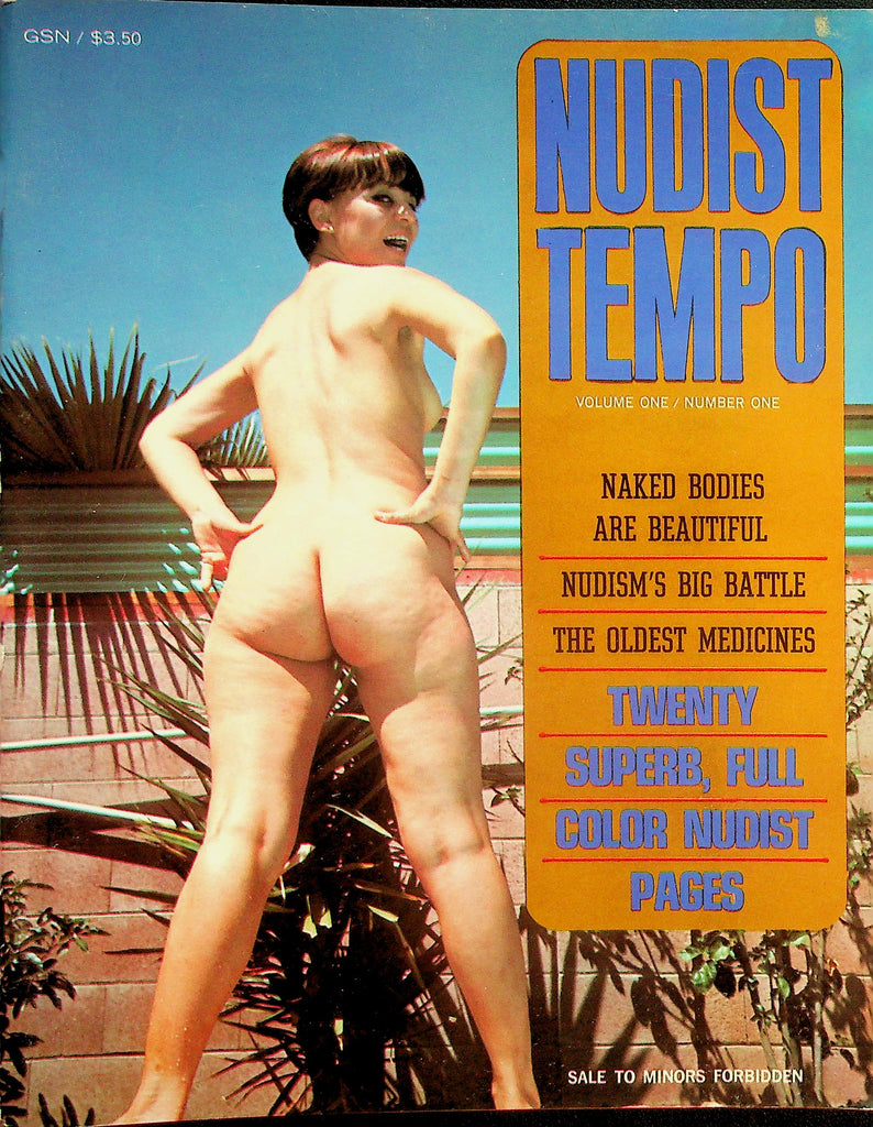 Nudist Tempo Magazine  Naked Bodies Are Beautiful  vol.1 #1  1968    083126lmp-GSC