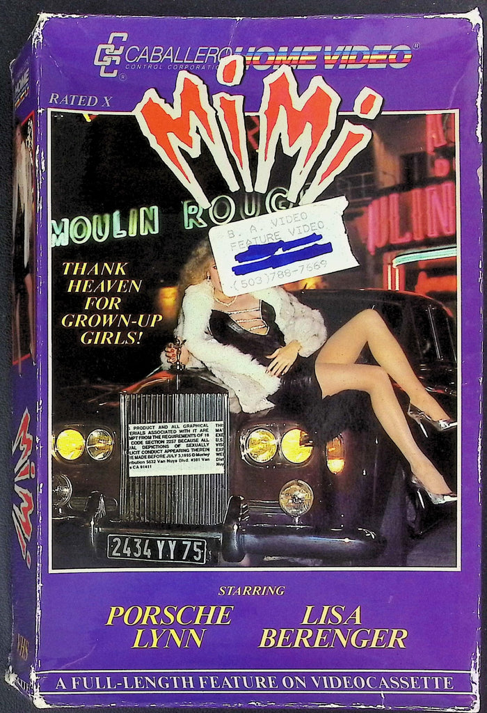 Mimi ft. Porsche Lynn, Lisa Berenger, Paul Thomas Adult VHS Caballero Home Video 100625AKVHS3