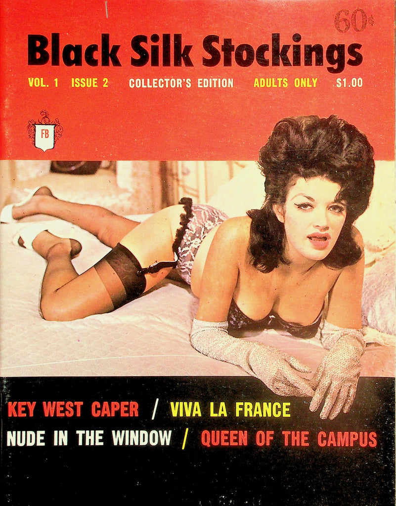 Black Silk Stockings Magazine Viva LA France / Queen Of Campus  vol.1 #2  1962    052026lmp-GSC