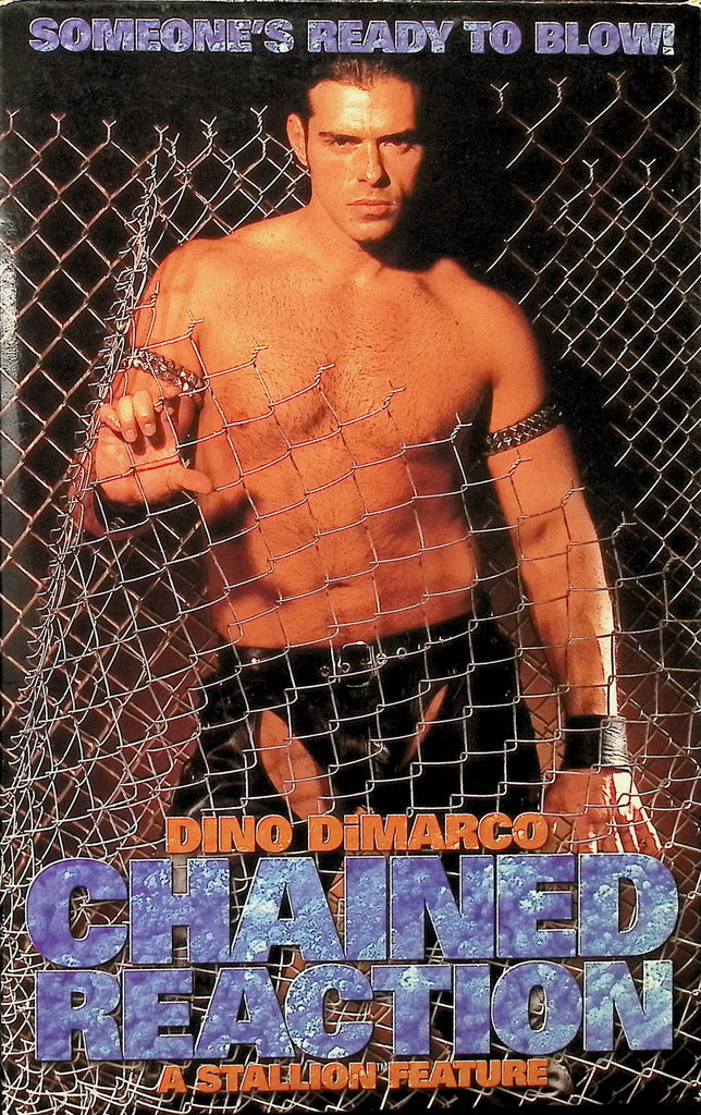 Chained Reaction Dino DiMarco Stallion Feature Vince Rockland Matthew Easton 1996 Gay Male VHS 091924AMPVHS3