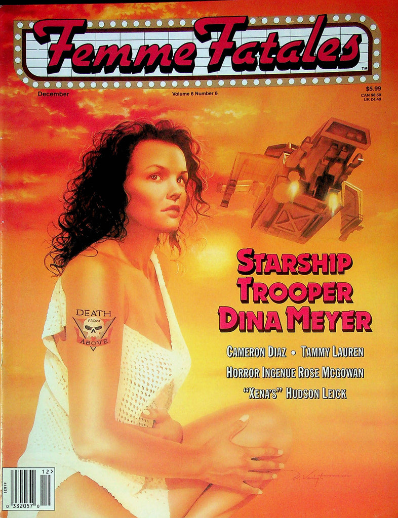 Femme Fatales Magazine Dina Meyer December 1997 012524RP