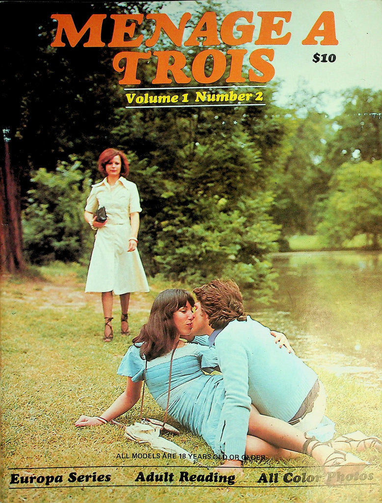 Menage A Trois Magazine  vol.1 #2 1980's   073126lmp-GSC