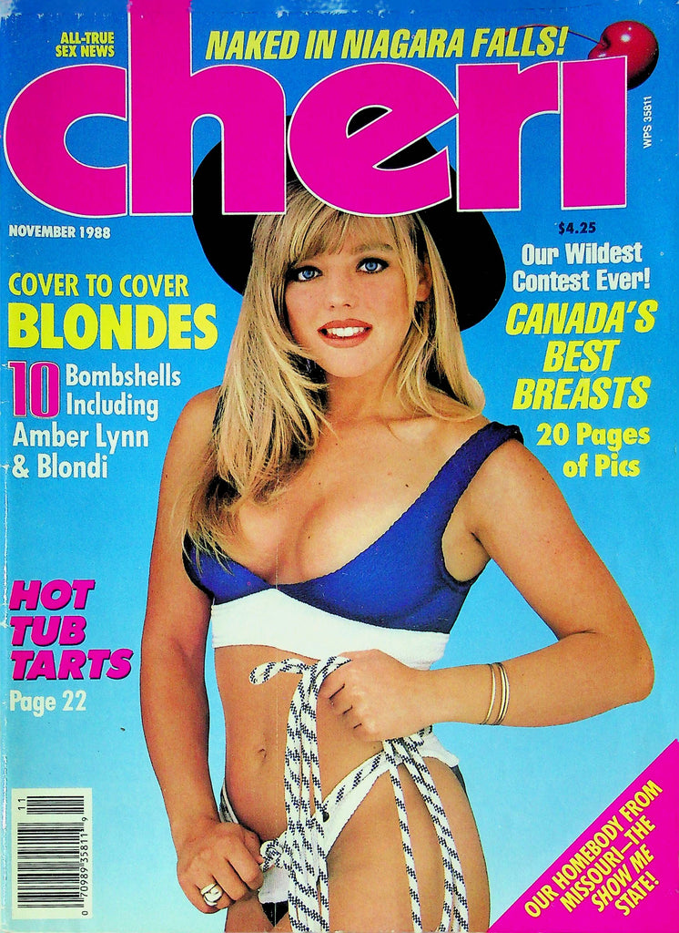 Cheri Magazine Cover To Cover Blondes & Canada's Best November 1988 042524RP