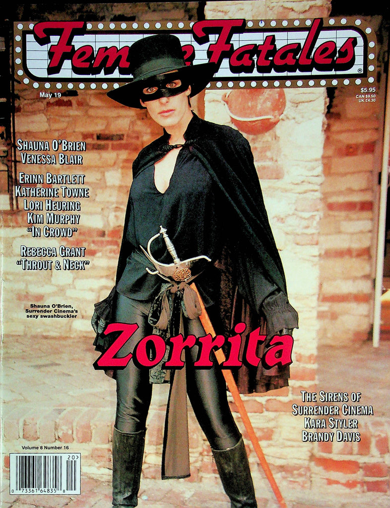 Femme Fatales Magazine Zorrita Shauna O' Brien May 19 2000 012524RP