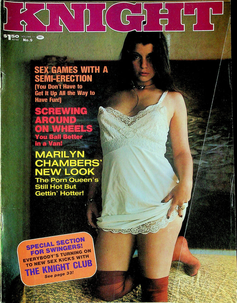 Knight Magazine Ft. Marilyn Chambers & Swingers Section Vol.11 No.9 101425RP-