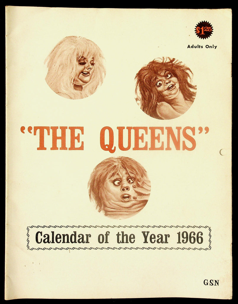 Maidens 1966 Pin Up Calendar "The Queens" 082426hrp-9