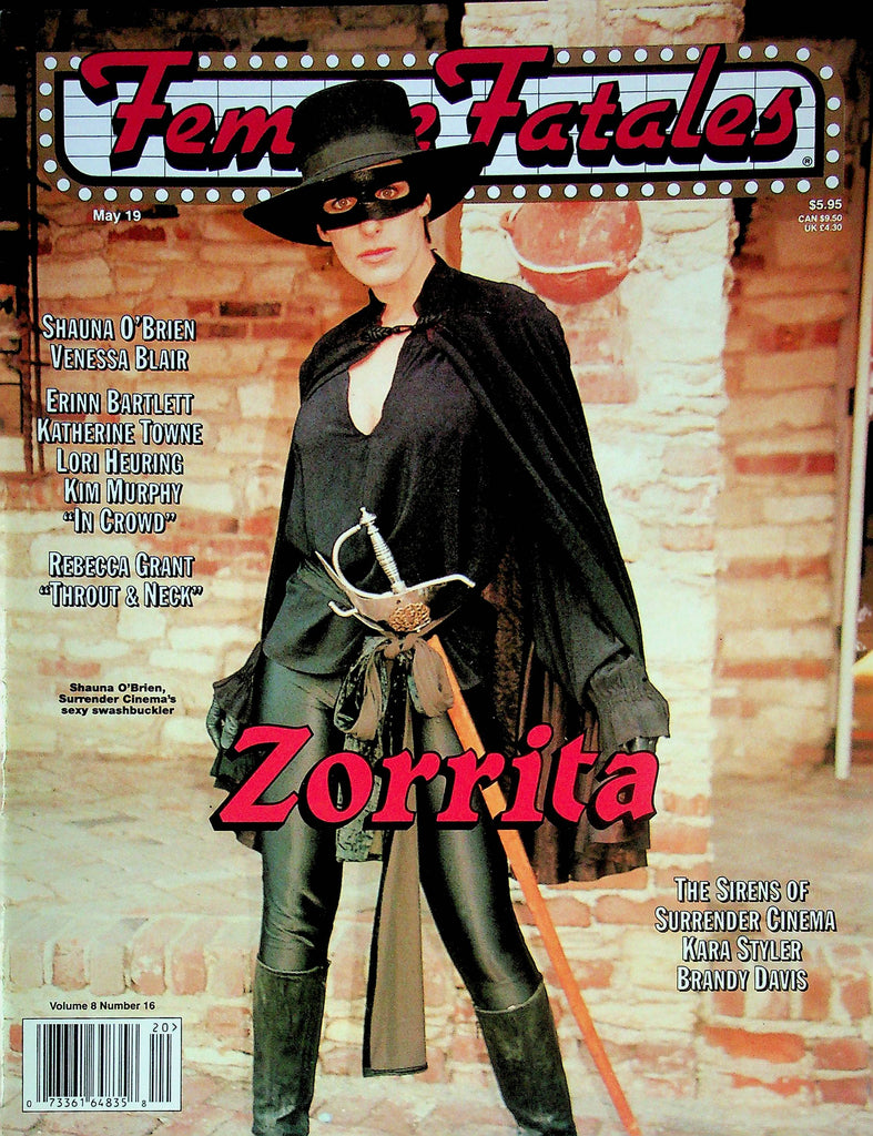 Femme Fatales Magazine Zorrita Vanessa Blair May 19 2000 020224RP