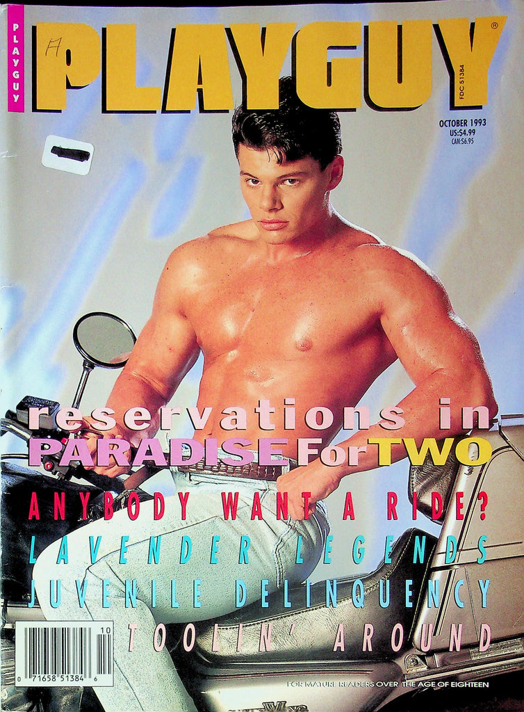 Playguy Gay Magazine Ft. Library John October 1993 052425RP