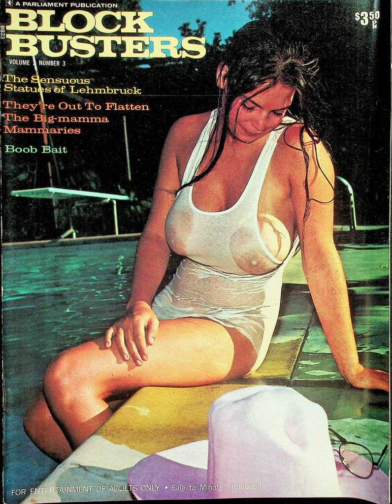 Block Busters Magazine  Covergirl Laura Lynwood / Margo's Cargo   vol.2 #3  1973 Parliament   091526lmp-GSC
