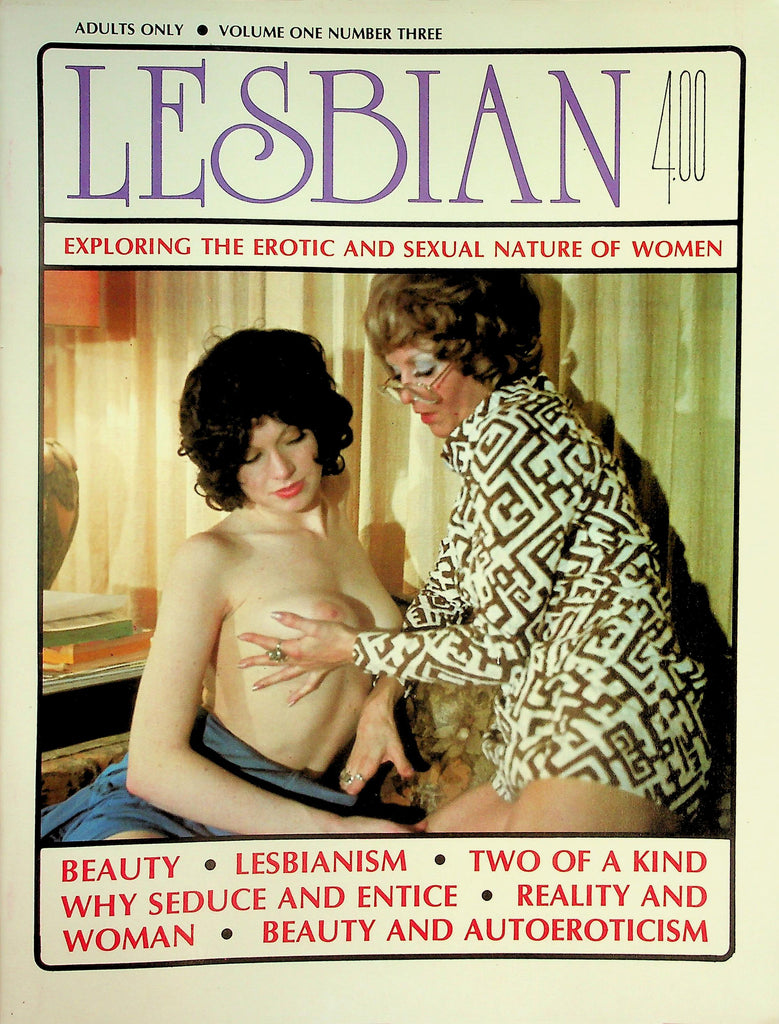 Lesbian Magazine   Exploring The Erotic And Sexual Nature Of Women  vol.1 #3 1974  092526lmp-GSC