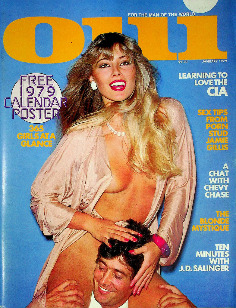 OUI Adult Magazine The Blonde Mystique January 1979 W/Calendar 060724RP2