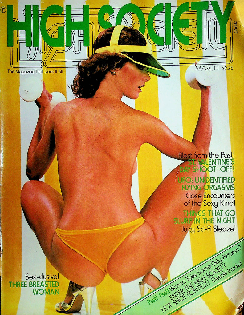 High Society Men's Magazine Three Breasted Woman March 1978 082224RP