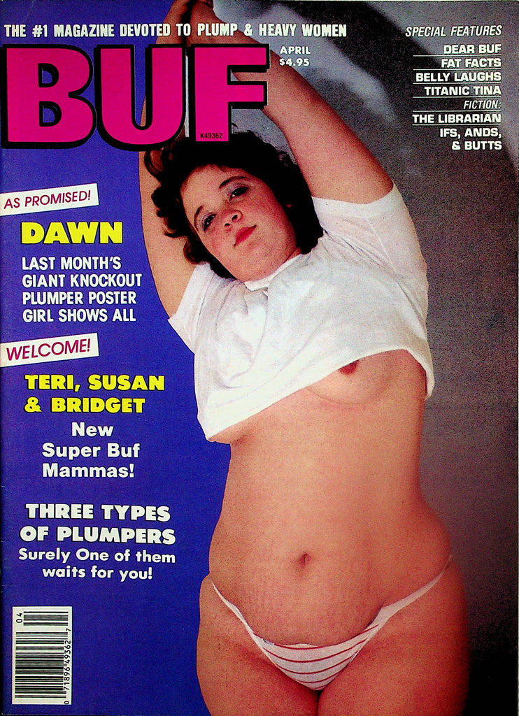 BUF Magazine  Cover/Centerfold Girl Teri  April 1988   040725lm-p
