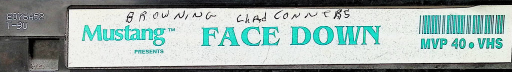 Face Down MVP40 Chad Conners, Chaz Carlton, Danny Somers Mustang Gay Male VHS 100324AMPVHS