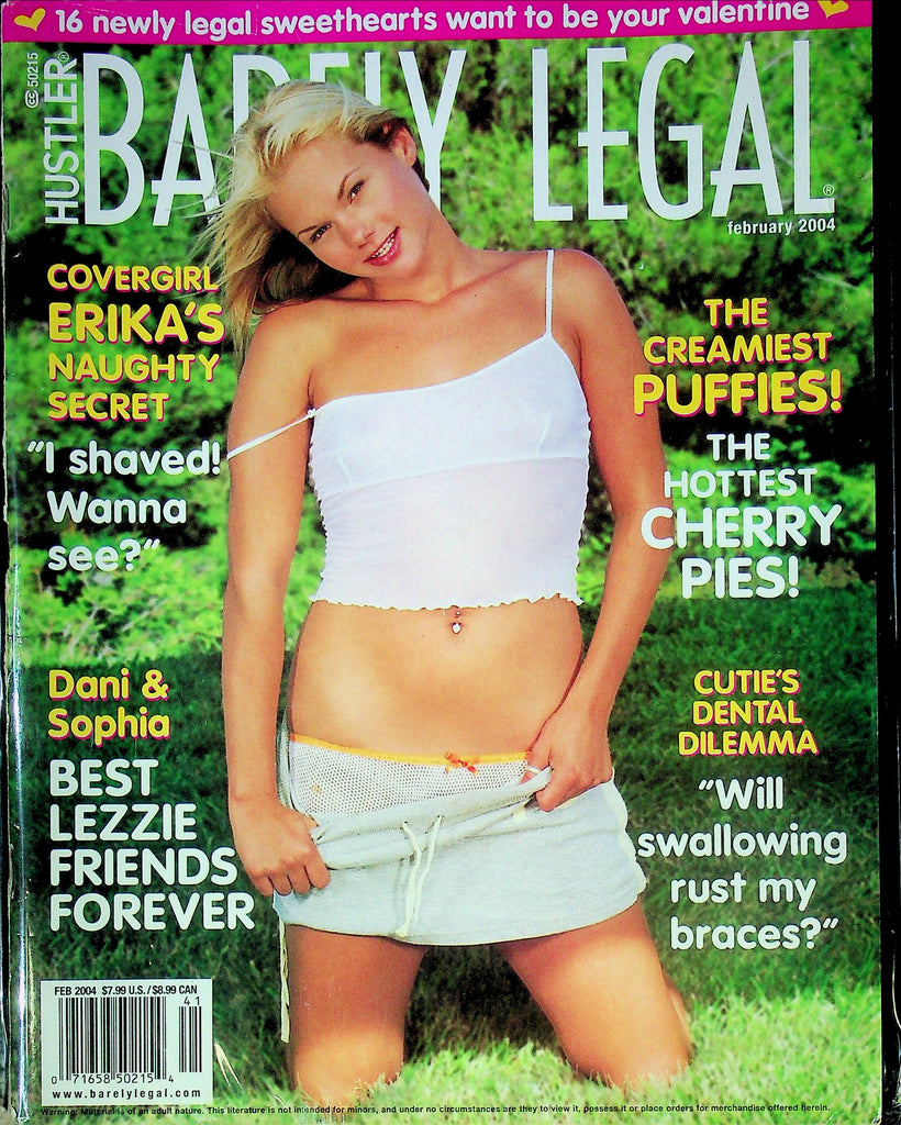 Hustler Barely Legal Magazine Ft. Erika & Dani February 2004 021225RP2