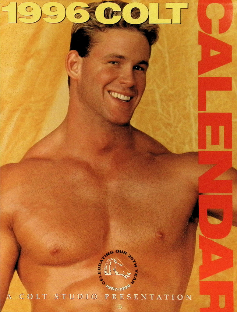 1996 Colt Calendar Colt Studio Wall Calendar Gay Man BIG Hunky Buff Men 041326AMP2