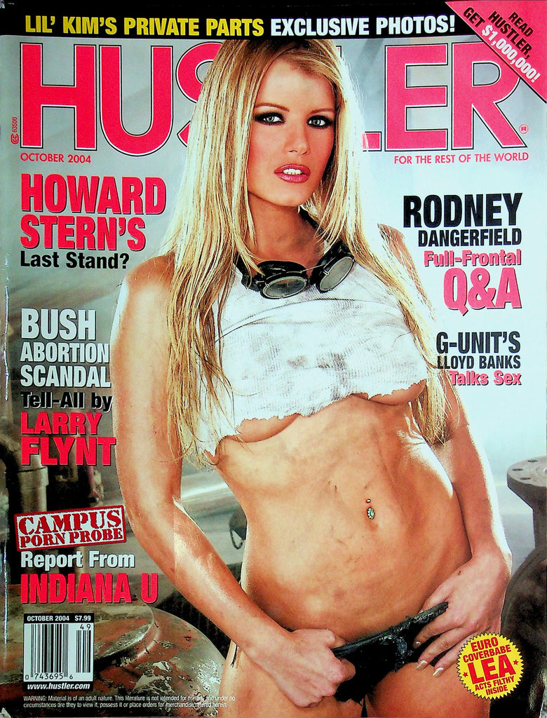 Hustler Magazine Larry Flynt & Howard Stern October 2004 020525RP