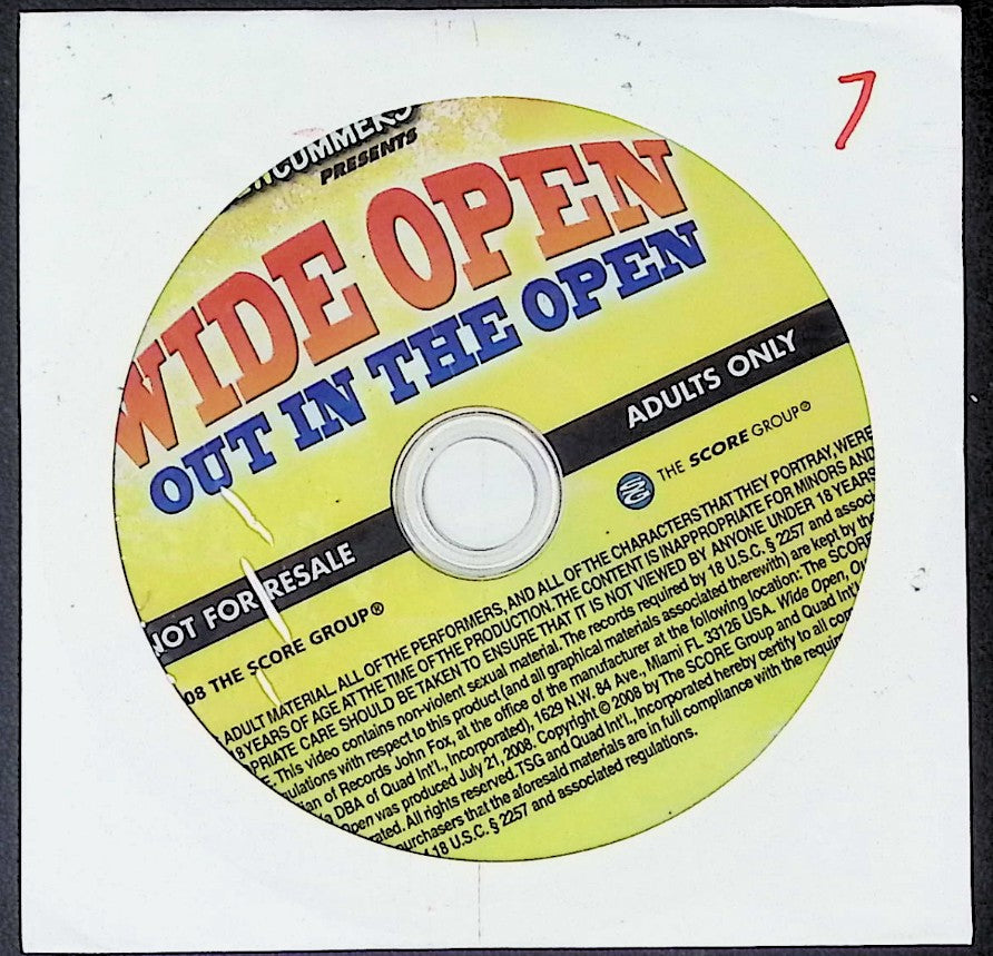 Newcummers Presents Wide Open Out in the Open 2008 Adult DVD Score Group 121725AKDVD-C7