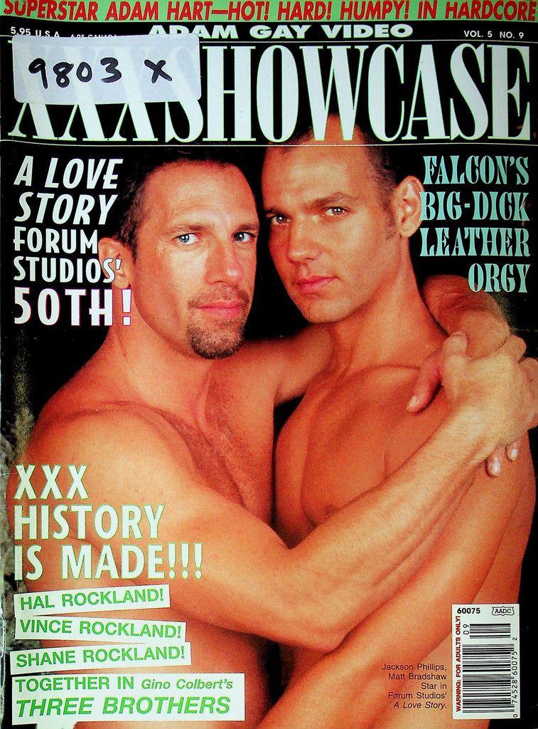 Adam Gay Video XXX Showcase Magazine Ft. Jackson Phillips & Matt Bradshaw Vol.5 No.9 091625RP-