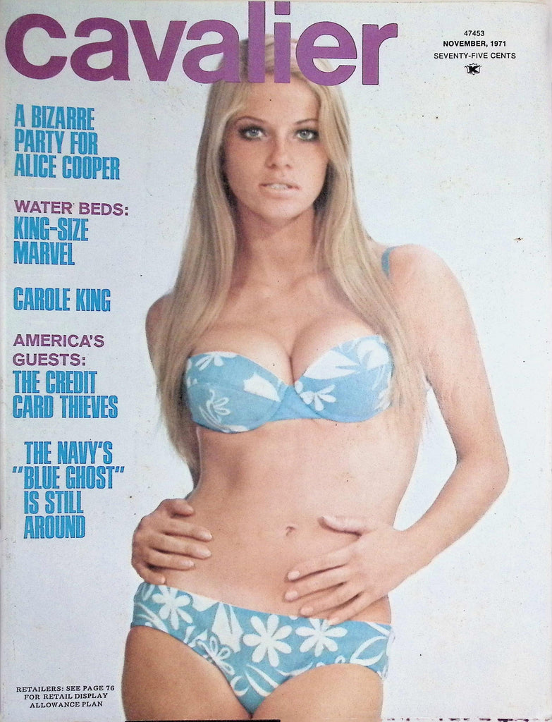 Cavalier Magazine November 1971 A Bizarre Party for Alice Cooper  091926LLP2
