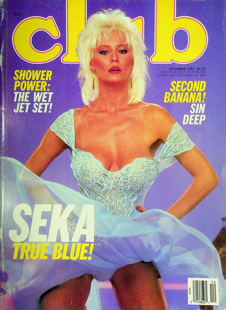 Club Magazine Ft. Seka & Shower Power December 1987 022125RP