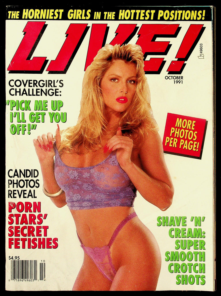 Live! Adult Magazine October 1991 V11, #7 Covergirl's Challenge 091826HRP-4