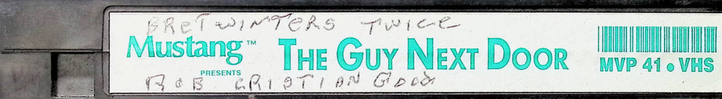 The Guy Next Door MVP41 Brett Winters, Christian Fox, David Logan Mustang Gay Male VHS 100324AMPVHS