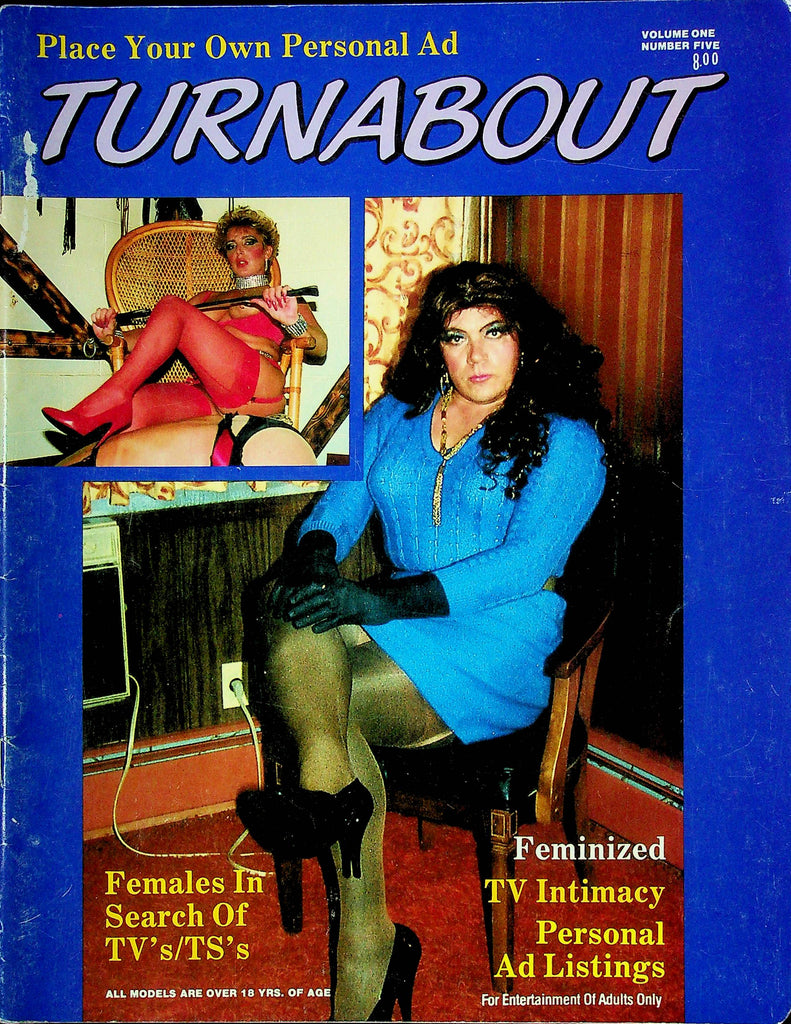 Turnabout Tranny Men's Magazine 1988 081524RP