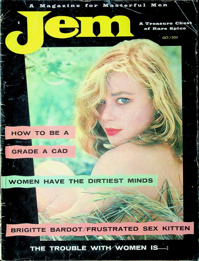 Jem Magazine Bridgette Bardot October 1958 101425RP-