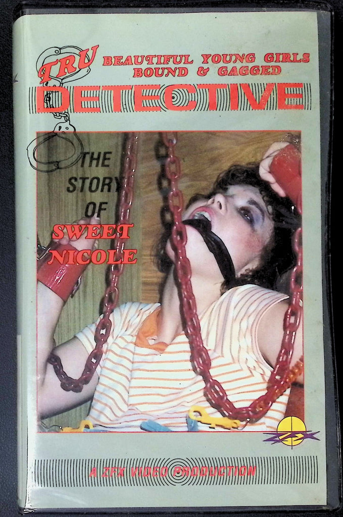 Tru Detective The Story of Sweet Nicole ft. Shelly Mich, Brandi Wine, Sierra Stuart BDSM/Fetish VHS ZFX Video Production 101925AKVHS2