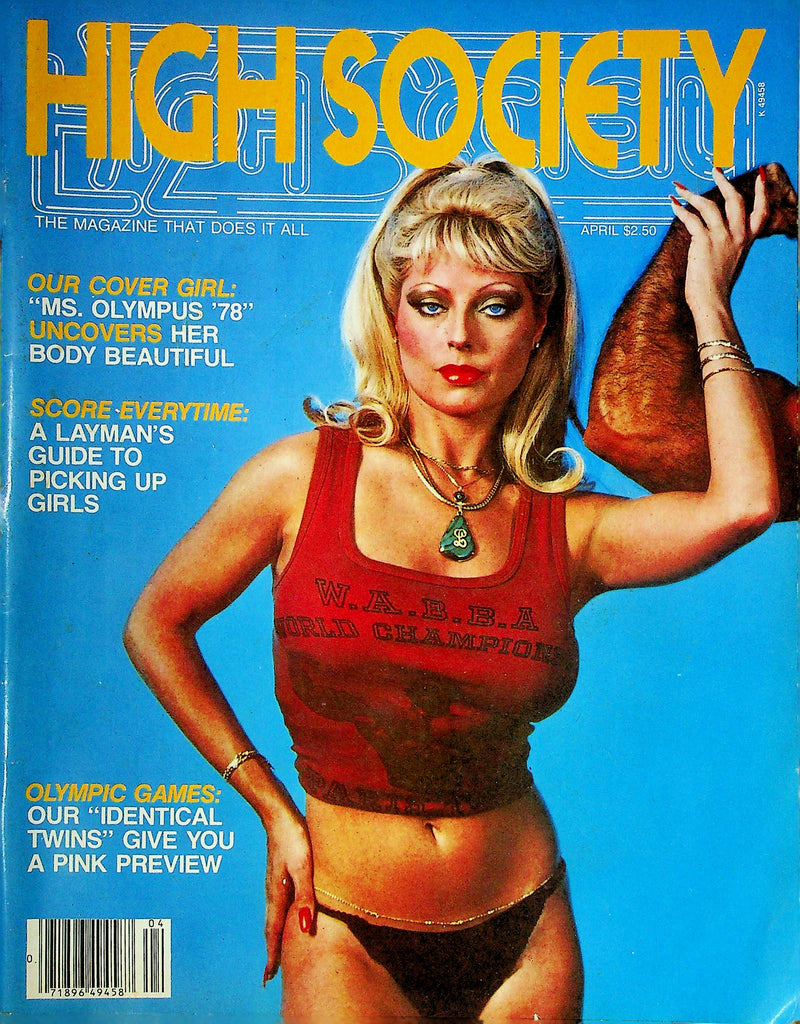 High Society Men's Magazine Ms. Olympus '78 April 1979 082224RP