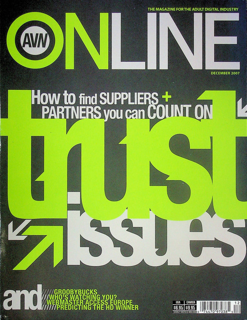 AVN Online Men's Magazine Trust Issues December 2007 062124RP