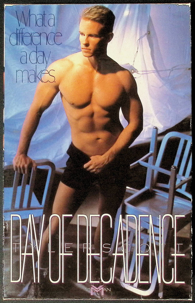 Day Of Decadence Vivid Video Inc. Gay VHS 1993 102124JKVHS5