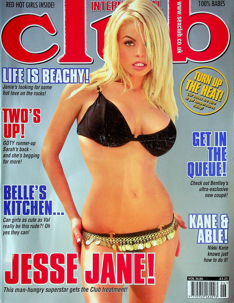 Club Magazine Jesse Jane & Belle's Kitchen Vol.36 No.6 2007 121824RP