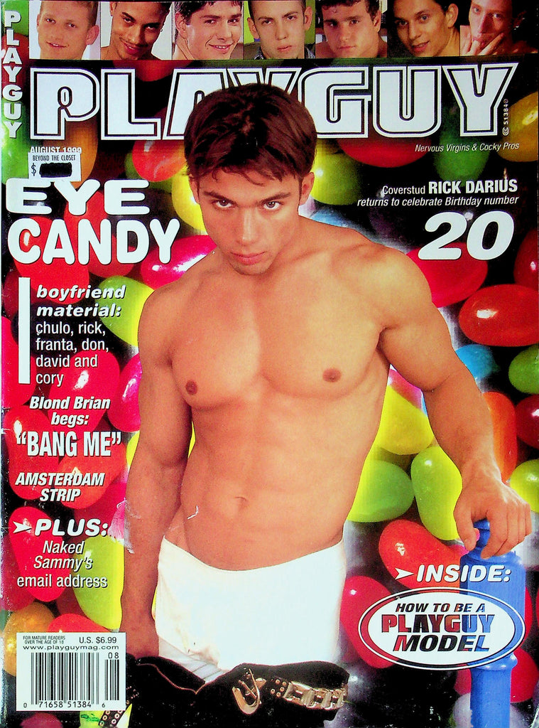 Playguy Gay Magazine Ft. Chulo, Rick Davis & Franta August 1999 052425RP