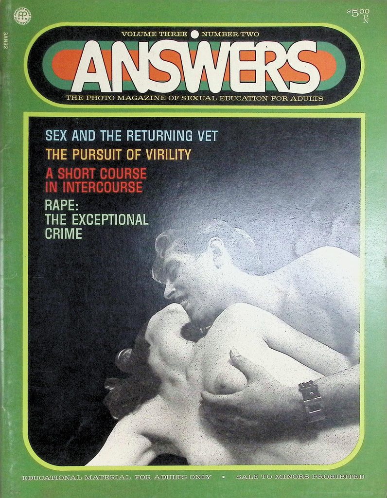 Answers Magazine V3 N2 Photo Magazine of Sexual Educaton 1972 A Short Couse in Intercourse 090526LLP (Copy)