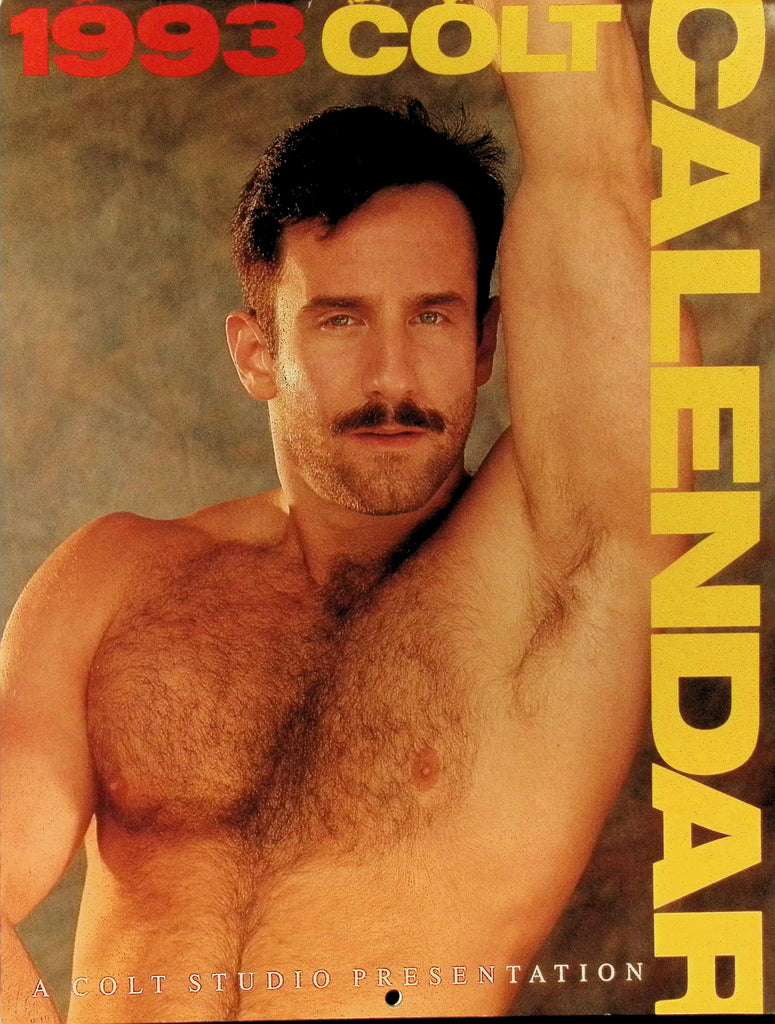 1993 Colt Calendar Colt Studio Wall Calendar Gay Man BIG Hunky Buff Men 041326AMP2