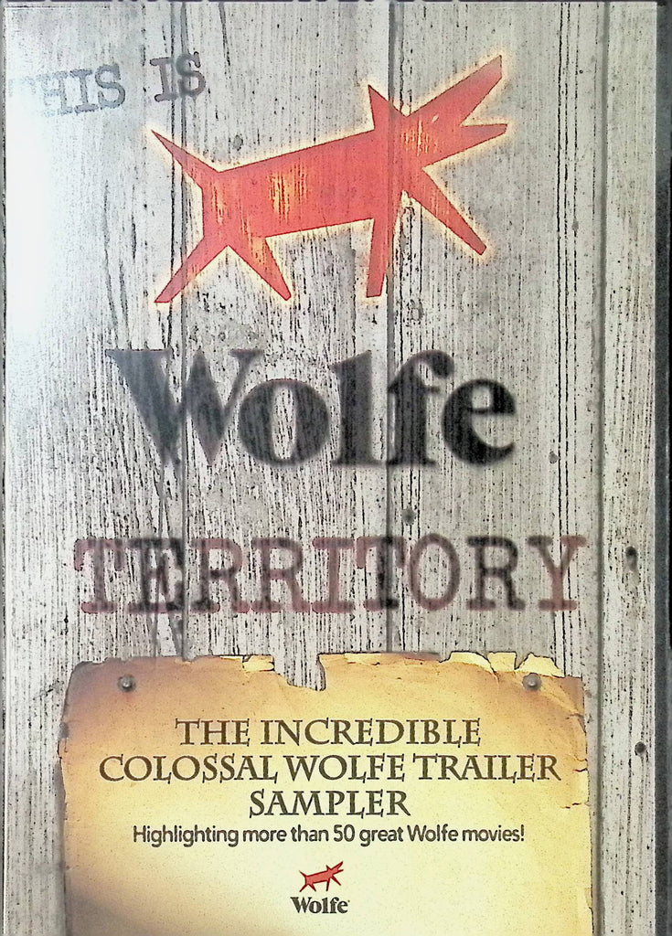 The Incredible Colossal Wolfe Trailer Sampler DVD Highlighting More Then 50 Movies Wolfe 031824tsdvd