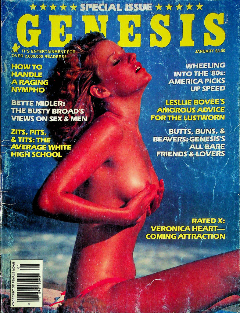 Genesis Magazine Lesllie Bovee January 1981 113123RP