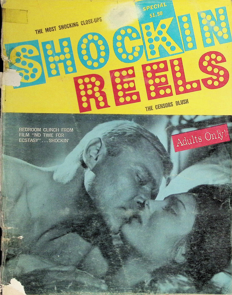 Shockin Reels Magazine 1965 Bedroom Clinch from Film No Time for Ecstasy...Shockin' 092626LLP