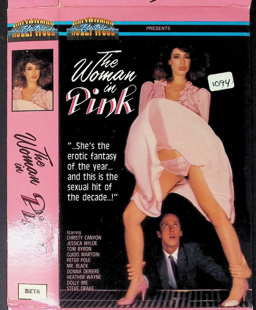 Woman in Pink Christy Canyon Jessica Wylde Tom Byron Adult VHS Essex Video Hollywood Electric 042226AKVHS