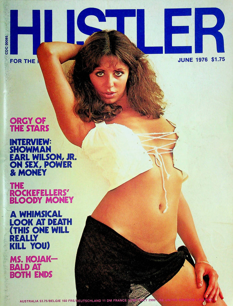 Hustler Magazine Earl Wilson Jr. & Ms. Kojak June 1976 W/Centerfold 011025RP