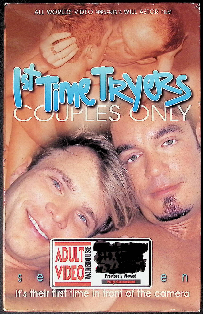 1st Time Tryers Couples Only All Worlds Video Gay VHS 2000 092624JKVHS3