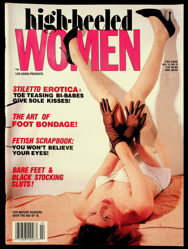 Leg Show High Heeled Women Fetish Adult Magazine V2, No. 2 1989 082426hrp-65