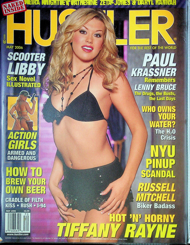 Hustler Magazine Tiffany Rayne & Paul Krassner May 2006 011325RP