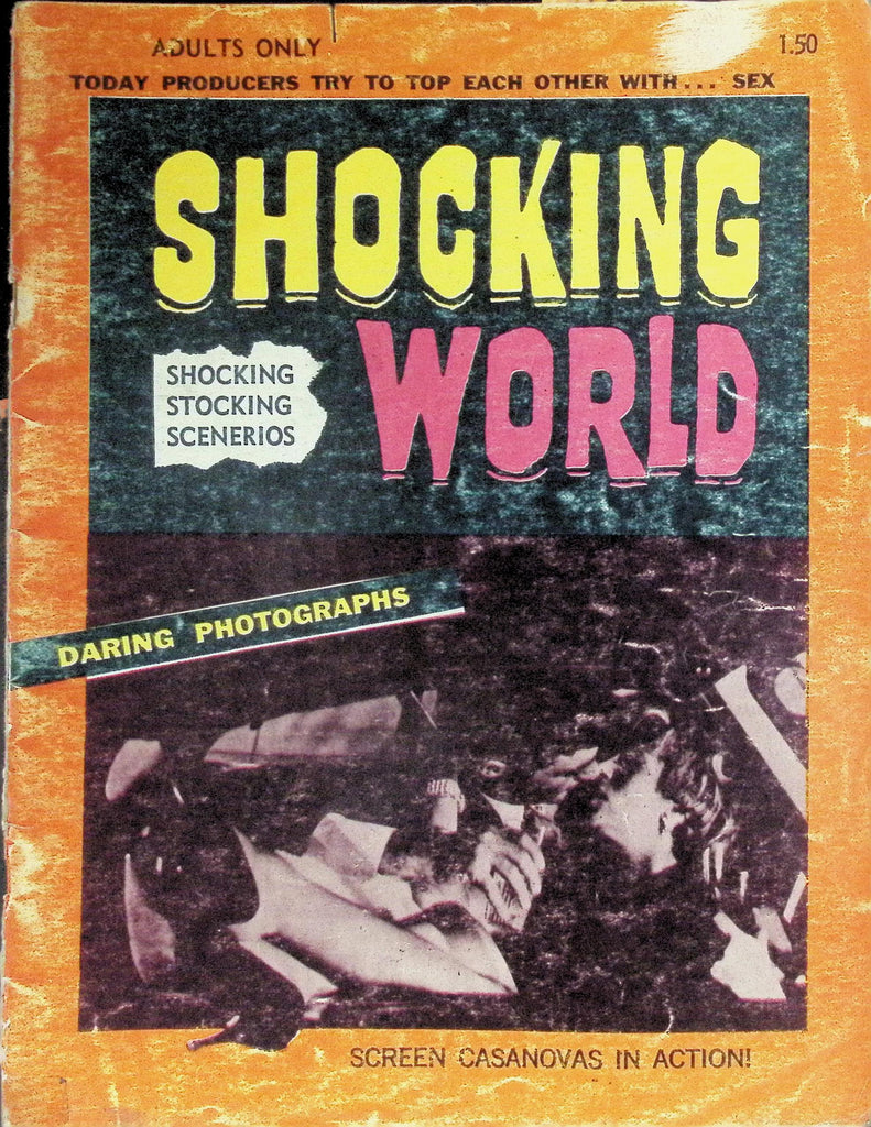 Shocking World Magazine Screen Casanovas in Action 1960s  092626LLP